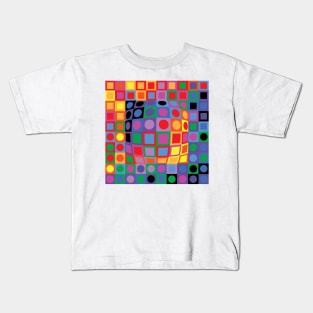 Homage to Vasarely Kids T-Shirt